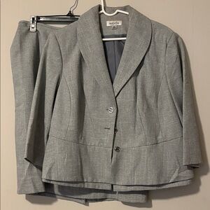 Isabella Women's Gray Blazer Suit Jacket